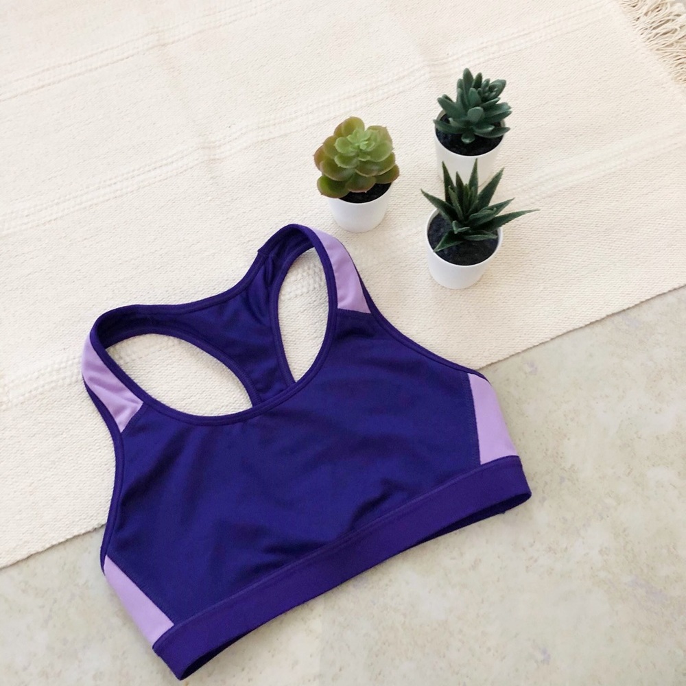 Champion Powercore Sz Small Purple Sports Gym Bra